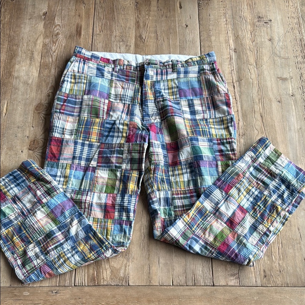 VINTAGE Polo Ralph Lauren Patchwork Men's Pants Size 35x32
